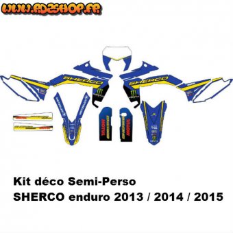 Kit Deco Semi-Perso SHERCO SE / SEF 250 300 450 ( 2013 ÃƒÂ  2015 )