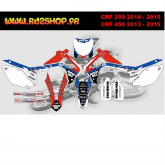 Kit déco Semi-perso Honda CRF 250 / 450 - 2013-2024