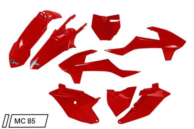 kit plastique ufo rouge , gasgas , mc 85 , 2021 , 2022 , 2023