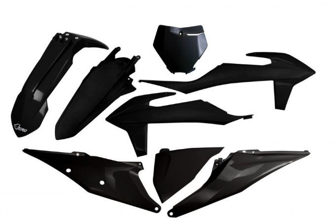 kit plastique noir ktm sx 2019 - kit plastique noir ktm sxf 250 2022- kit plastique noir sx 125 2020
