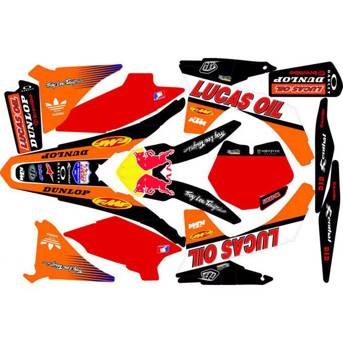 Kit déco Semi-perso KTM SX / SXF  ( 2011 à 2015 )