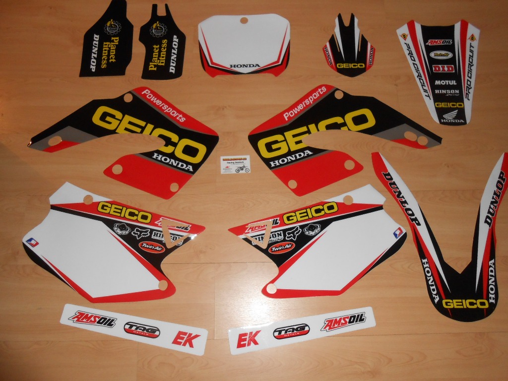 Kit Deco complet HONDA CR 125/250 ( 2000 a 2001 ) - Rd2shop