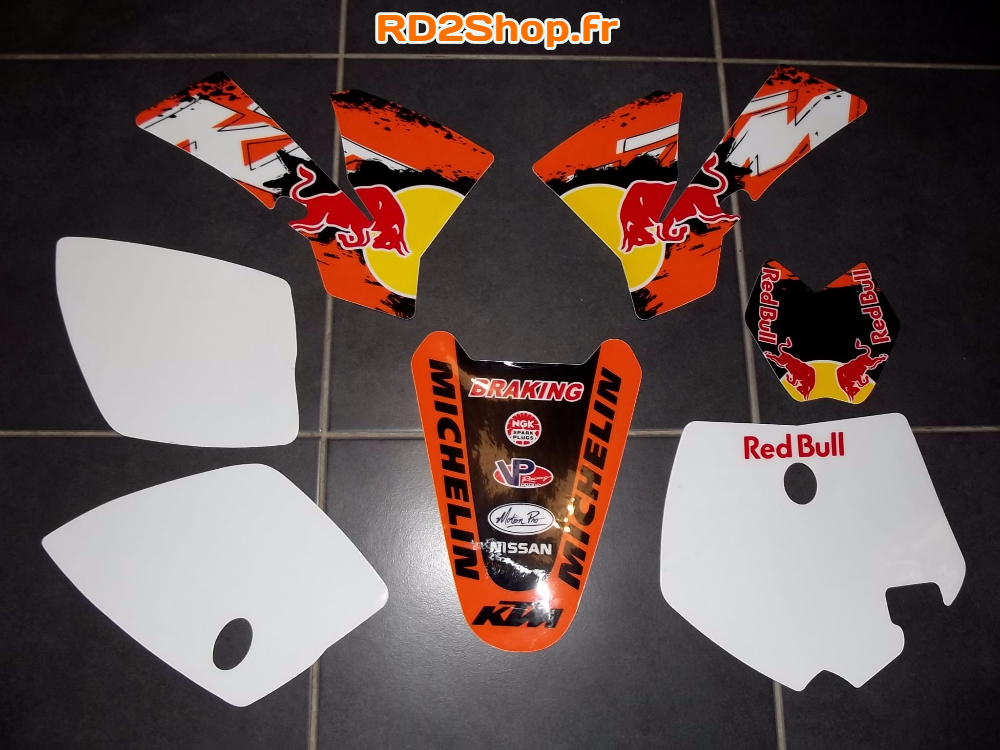 Kit déco Redbull KTM SX 50 ( 2002 à 2008 )