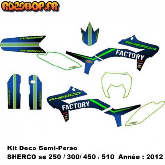 Kit Déco Semi-Perso SHERCO SE 2012 à 2024