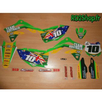 Kit Déco Complet  Kawasaki KXF 450 ( 2013 à 2015 )