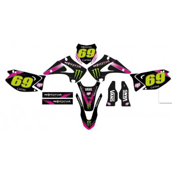 Kit déco Semi-perso Kawasaki KX 125/ 250 ( 03-12 )