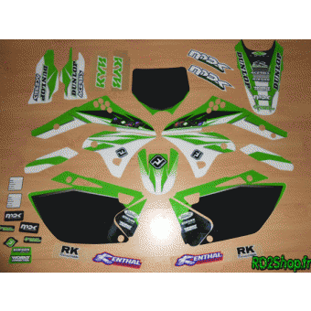 Kit déco complet Kawasaki KXF 250 ( 06 à 08 )