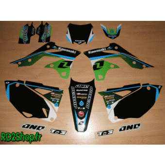 Kit Déco Complet Kawasaki KXF 250 ( 13 à 16 )