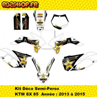 Kit déco Semi-perso KTM SX 85 ( 2013 à 2024 )