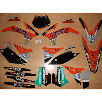 Kit déco complet KTM SX / SXF  ( 2011 à 2012 )