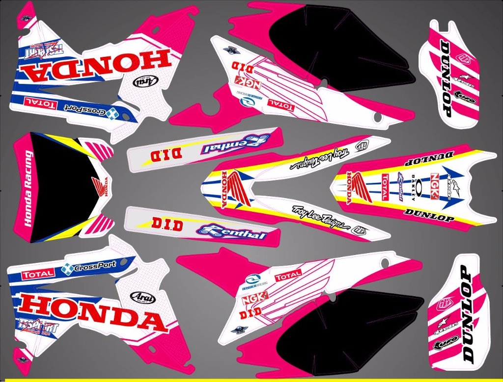 Kit déco Semi-perso Honda CRF 250 / 450 - 2013-2024