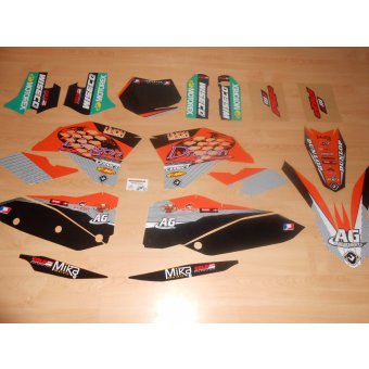 Kit déco KTM  SX / SXF ( 2007 / 2008 / 2009 / 2010 )