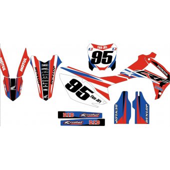 Kit déco Semi-perso Honda CRF 250 / 450 - 2013-24