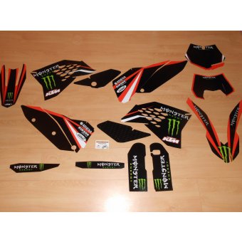 Kit déco complet KTM / EXC /  SX / SXF (2007 / 2008 / 2009 / 2010 / 2011 )