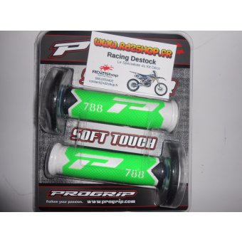 PoignÃ©es moto cross Vert Fluo