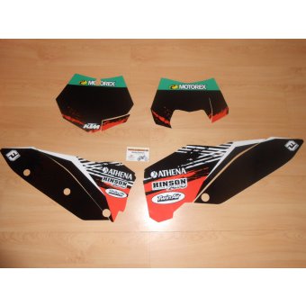 fonds de plaques numÃ©ro SX / SXF / EXC KTM