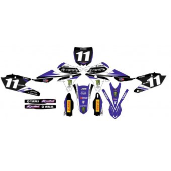 Kit déco Semi-perso YZF 250 / 450 ( 2010 à 2021 )