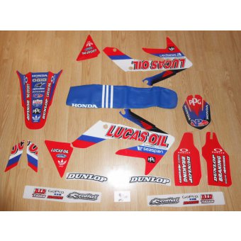 Kit DÃ©co Honda 250 CRF lucas oil ( 04 Ã  09 )