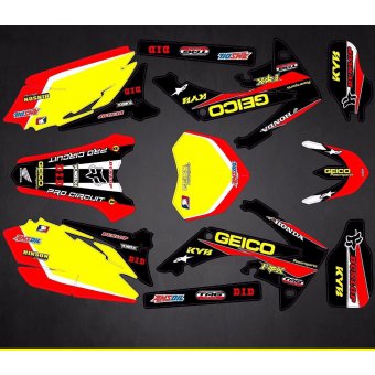 Kit déco Semi-perso Honda CRF 250 / 450 - 2005-13