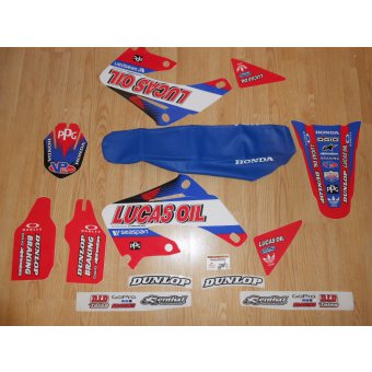 Kit DÃ©co HONDA CR 125 / 250( 2002 Ã  2012 ) lucas oil