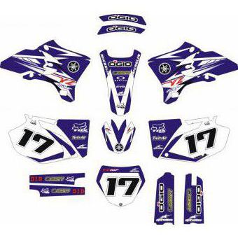 Kit dÃ©co Semi-perso YAMAHA YZF 250 / 450 ( 2006 2007 2008 2009 )