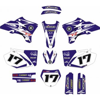 Kit dÃ©co Semi-perso YZ 125 / 250 ( 2002 Ã  2014 )