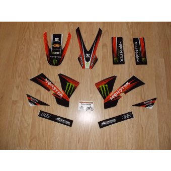 Kit dÃ©co autocollants KTM SX 50 ( 2002 , 2003 , 2004 , 2005 , 2006 , 2007 , 2008