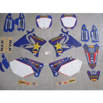 Kit Deco complet Yamaha YZ 125 / 250 2002 , 2003 , 2004 , 2005 , 2006 , 2007 , 2008 , 2009 , 2010 , 