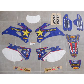 Kit deco autocollant complet Yamaha WRF 250 / 450 2007 , 2008 , 2009, 2010, 2011, 2012, 2013, 2014