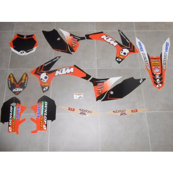 Kit déco complet KTM SX / SXF  ( 2011 à 2012 )