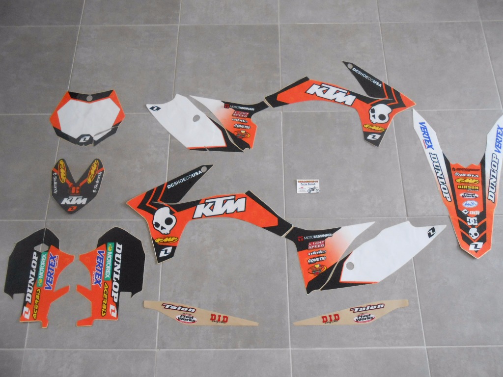 Kit déco complet KTM SX / SXF  ( 2011 à 2012 )