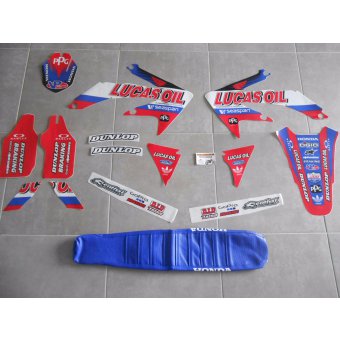 Kit Déco Honda 450 CRF lucas oil ( 2005 / 2006 / 2007 / 2008 )