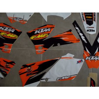 Kit déco Complet KTM EXC EXCF SX SXF ( 05 à 07 )