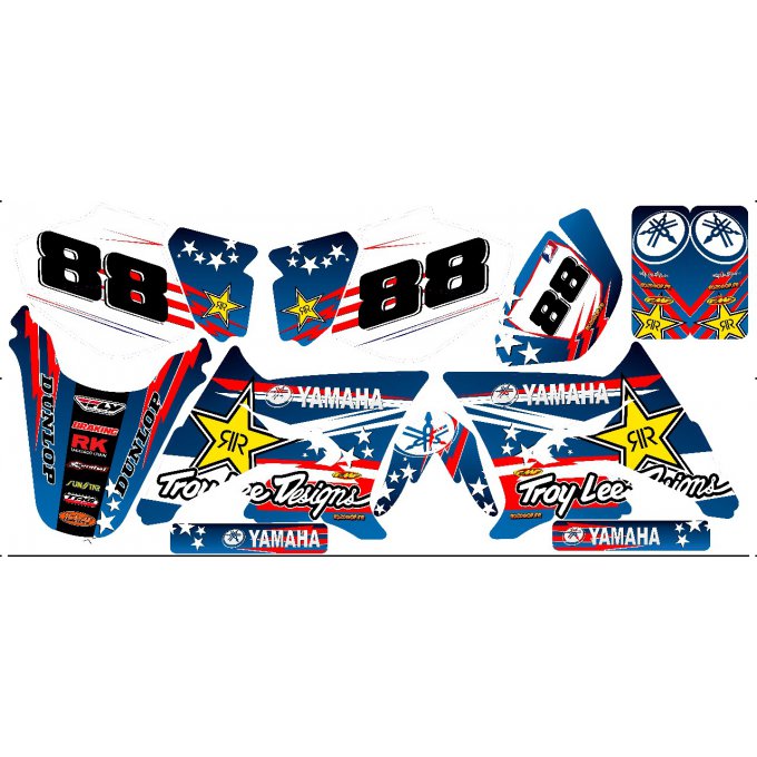 Kit Déco Perso 50 à boites DERBI / YAMAHA / BETA