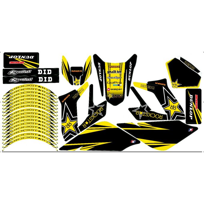 Kit Déco Perso 50 à boites DERBI drd racing