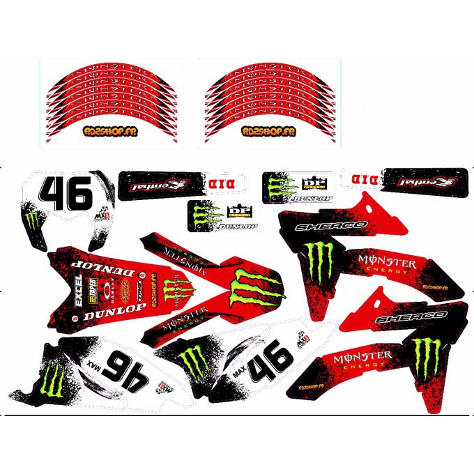 Kit Déco Perso 50 à boites DERBI / SHERCO / BETA