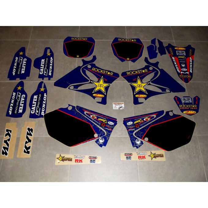 Kit Déco complet  Yamaha YZ 125 / 250 ( 2002 / 2003 / 2004 / 2005 / 2006 / 2007 / 2008 / 2009 / 2010