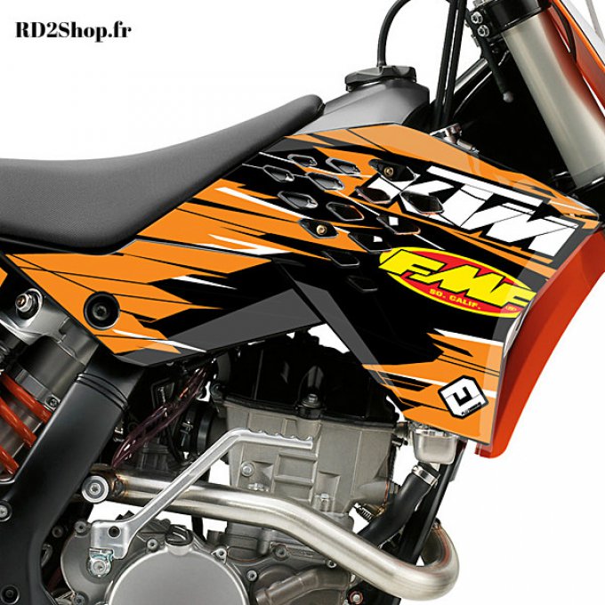 Kit déco complet KTM EXC / SX / SXF ( 07 à 11 )