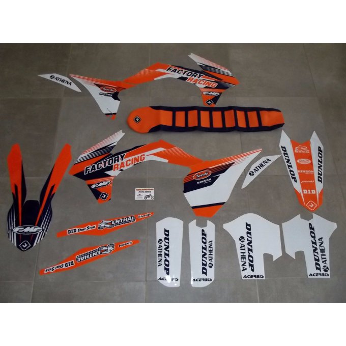 Kit déco Stickers  Perso  KTM SX / SXF 125 250 450 ( 2013/ 2014 /  2015 )