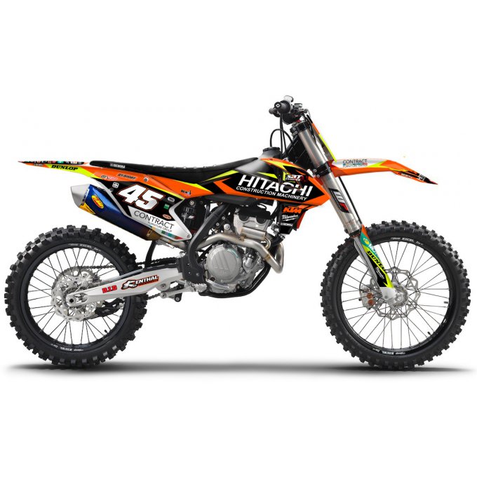 Kit déco KTM EXC SX / SXF / EXC /  ( 2016 à 2017 ) 125 / 250 / 350 / 450