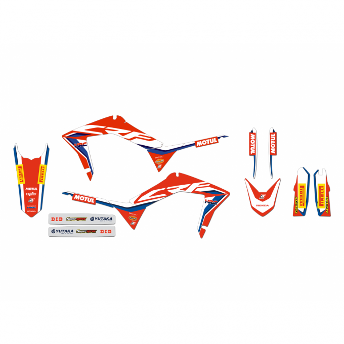 Kit Déco Honda HRC CRF 250 / 450 ( 2017 / 2018 / 2019 / 2020 / 2021 ) -