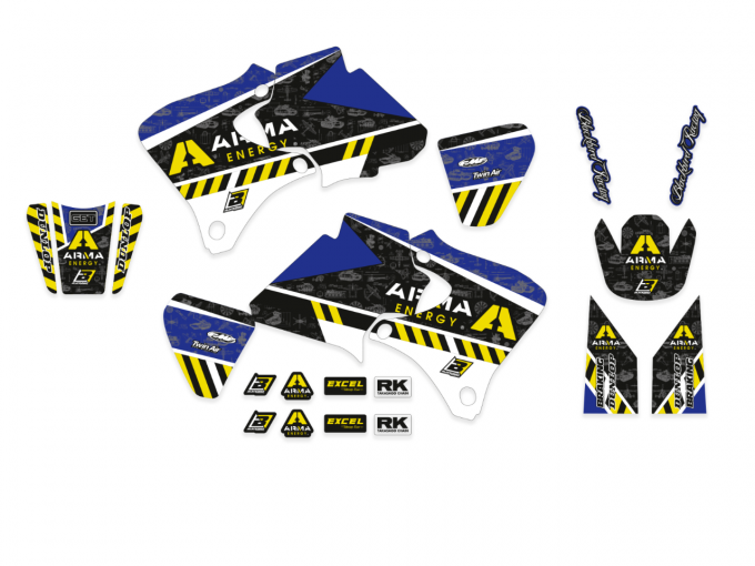 Kit déco complet Yamaha WRF 250 / 400 / 426 ( 1998 à 2002 )