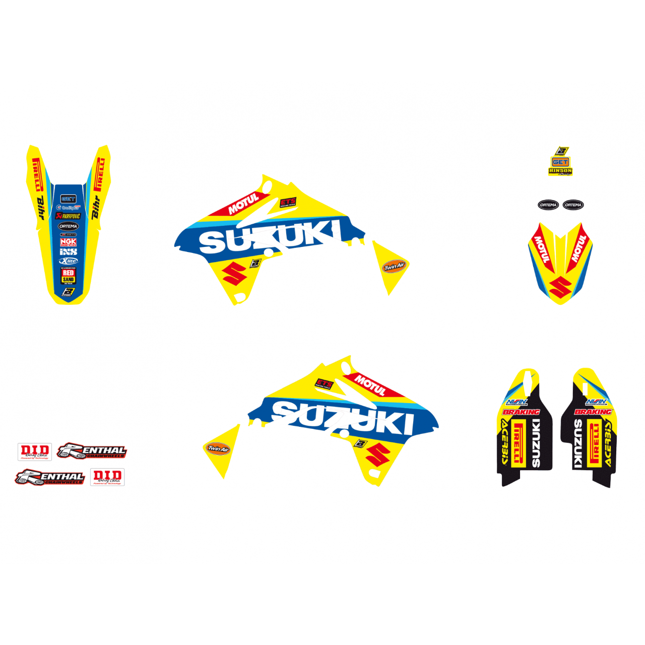 Kit Déco SUZUKI RMZ 450 ( 2008 à 2017 )