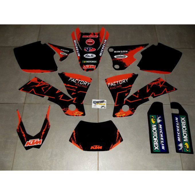 Kit déco Complet KTM EXC  ( 2003 )