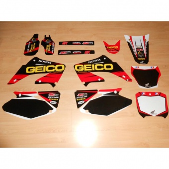 Kit Déco complet CR 125 250 ( 2002 à 2012 )