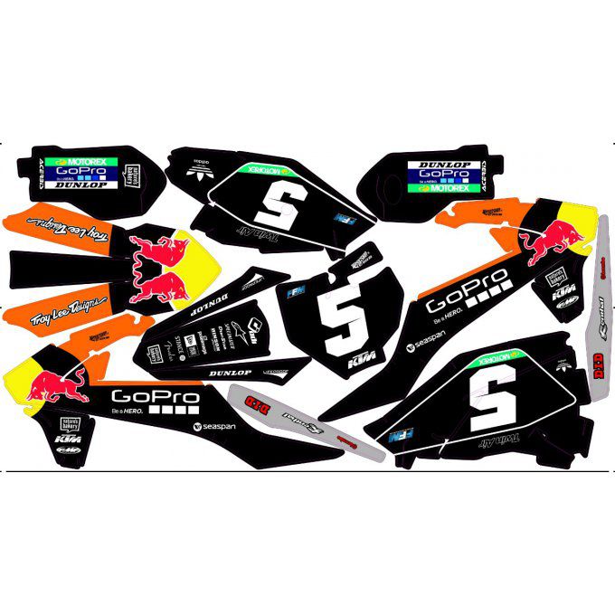 kit deco gopro ktm sx 85 2017 , 2018 , 2019