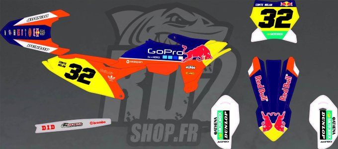 Kit déco Semi-perso KTM SX 85 ( 2006 à 2026 )