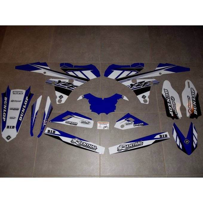 Kit Déco autocollants PERSO Yamaha YZF 250 / 450 ( 2014  / 2015 / 2016 / 2017)