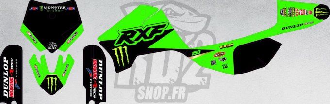 Apollo -RFZ -150- 125 - 190 - 110 -  - rxf - kit deco -  Monster - vert -