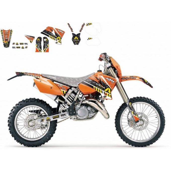 Kit déco KTM SX / SXF / EXC ( 2001 / 2002 / 2003 / 2004 )